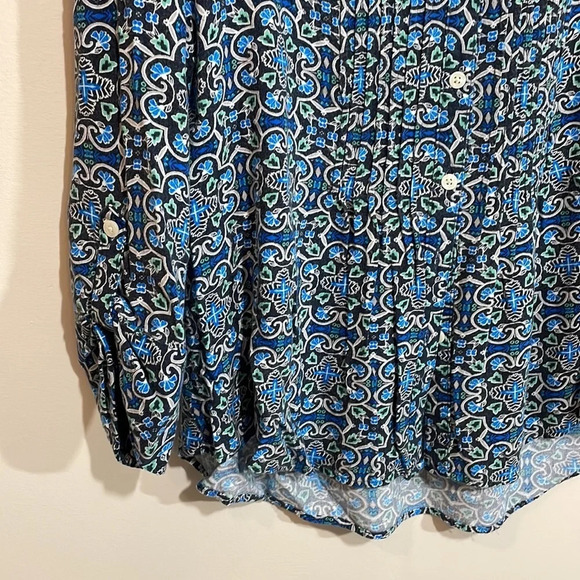 Croft & Barrow Button Down 3/4 Sleeve Top L - Picture 3 of 16